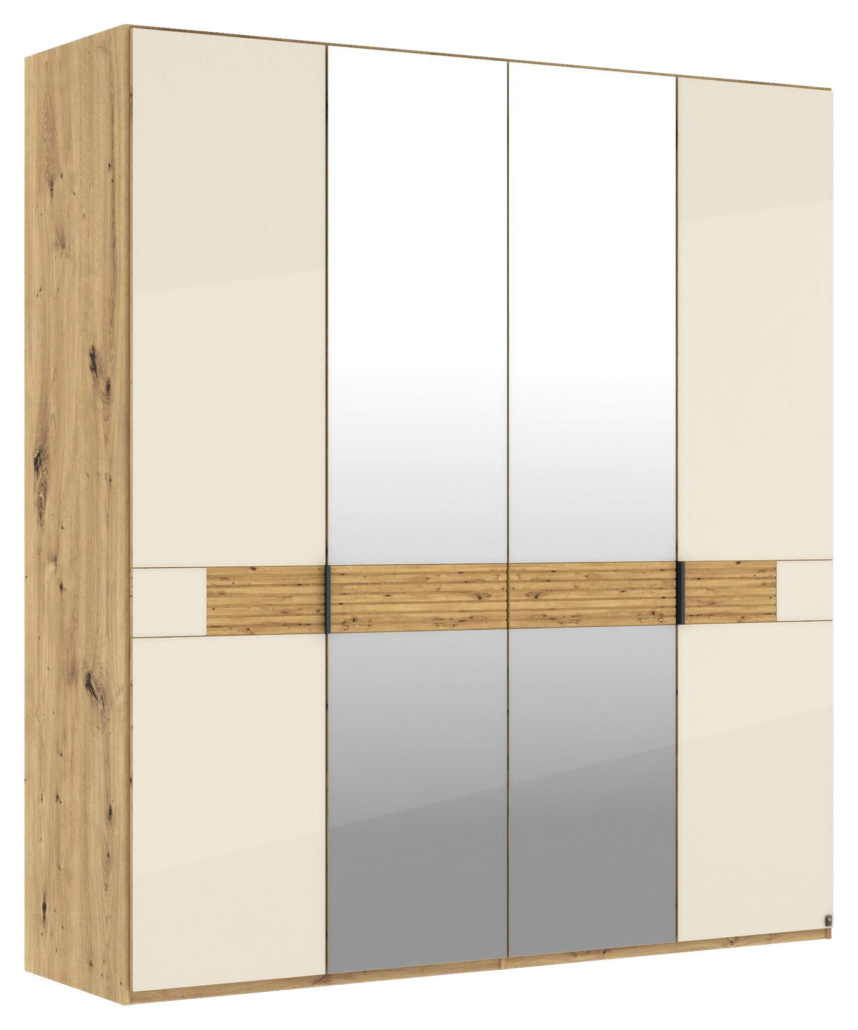 Musterring Drehtürenschrank Eiche, Champagner 200x216x58 cm