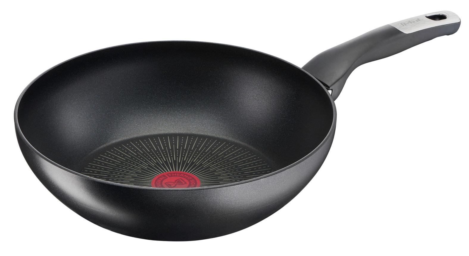 VOK   28 cm  - črna, Basics, kovina (28cm) - Tefal