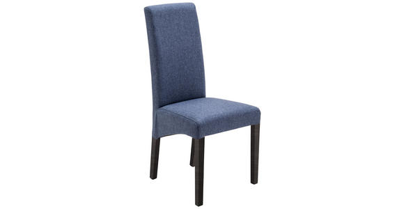 STUHL in Webstoff Textil - Blau/Buche Kolonial, KONVENTIONELL, Holz/Textil (47/102/57cm) - Carryhome