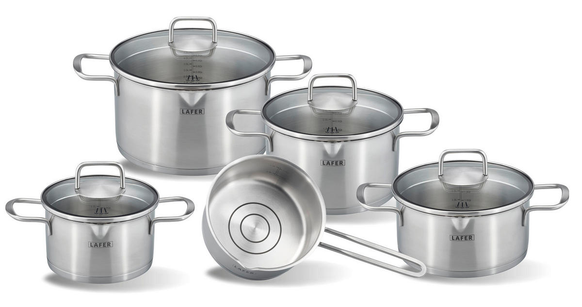 KOCHTOPFSET Lafer 5-teilig  - Basics - Johann Lafer