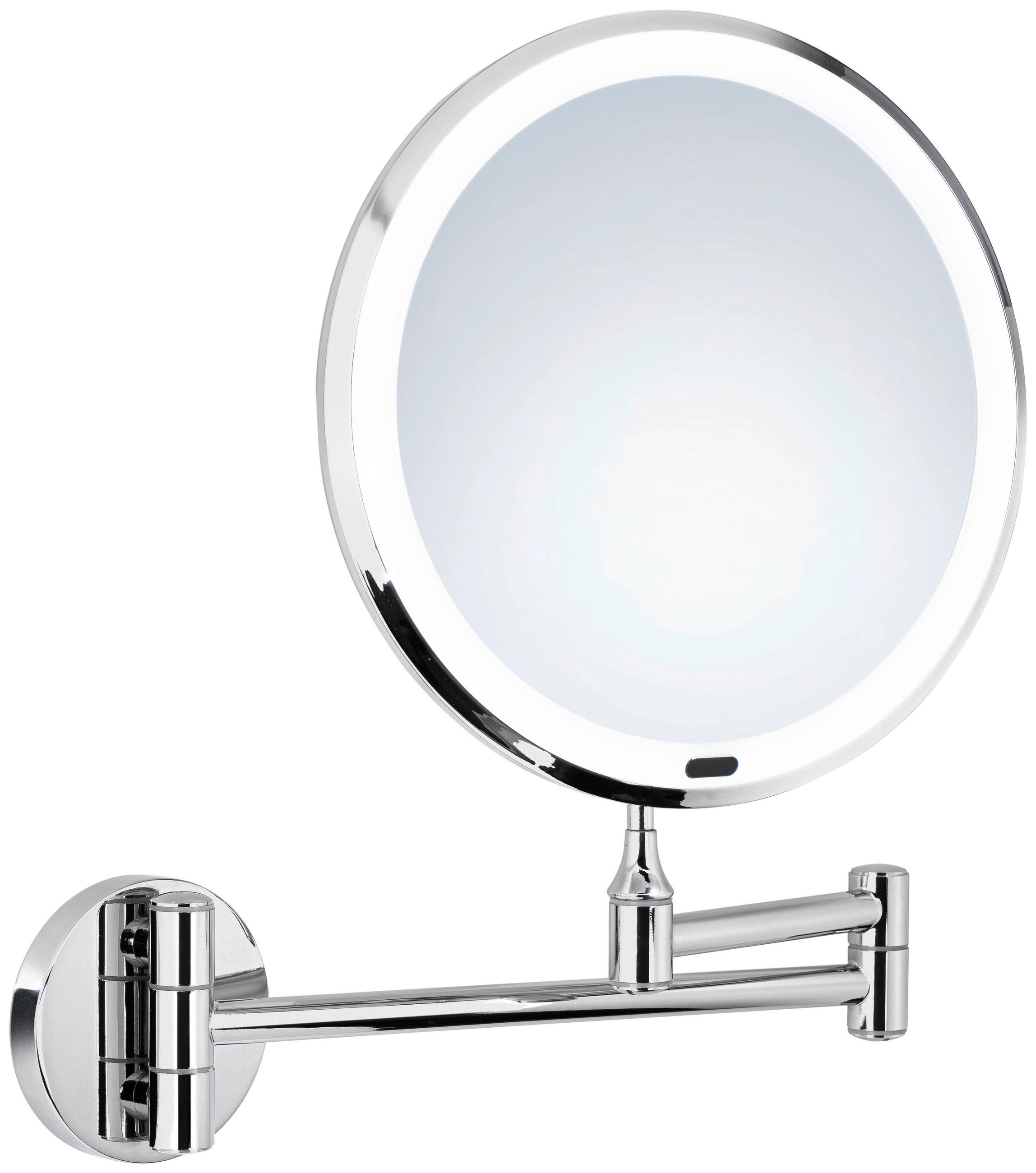 SCHMINKSPIEGEL 20/30/7,4-34 cm  - Chromfarben, Basics, Glas/Kunststoff (20/30/7,4-34cm)