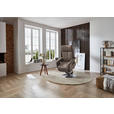 RELAXSESSEL in Leder Fango  - Edelstahlfarben/Fango, Design, Leder/Metall (78/112/85cm) - Cantus