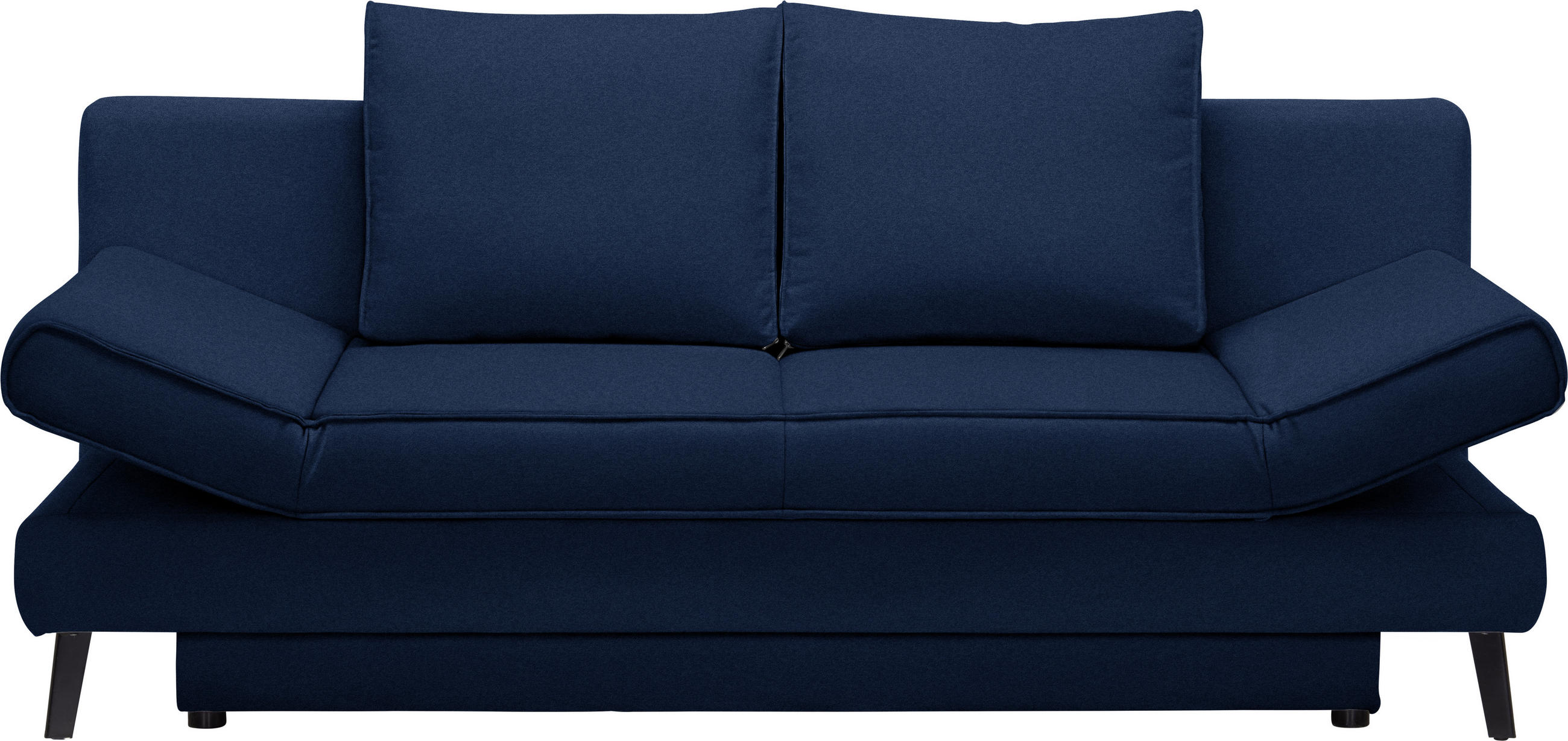 SCHLAFSOFA Blau  - Blau/Schwarz, Design, Textil/Metall (200/85/90cm) - Novel
