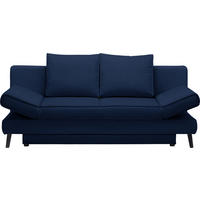 SCHLAFSOFA  mit Stoffauswahl Blau  - Blau/Schwarz, Design, Textil/Metall (200/85/90cm) - Novel