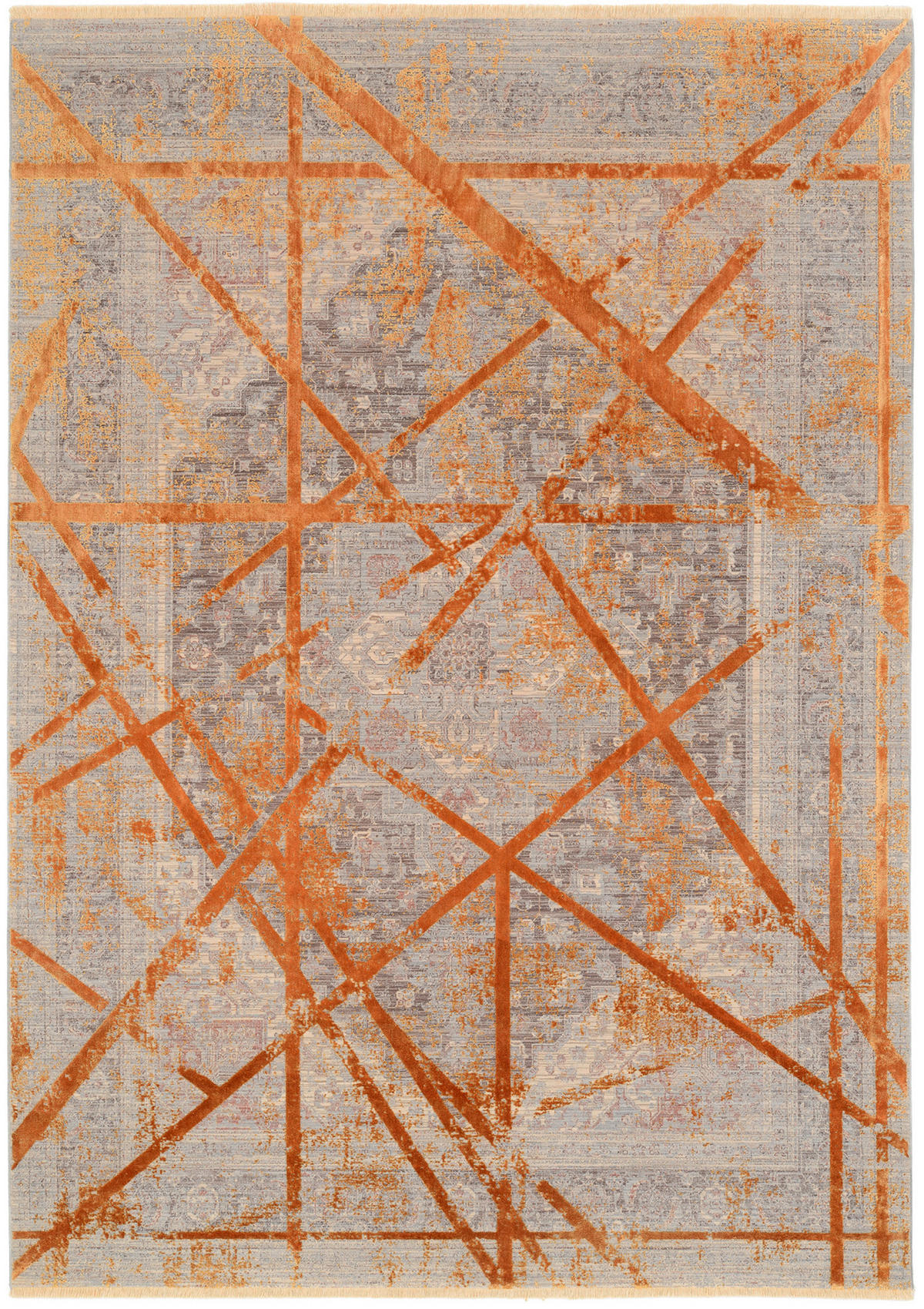 WEBTEPPICH 160/230 cm Arizona Orange  - Orange, Design, Textil (160/230cm) - Musterring