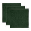 FROTTIERSET Superwuschel Dunkelgrün 3-teilig  - Dunkelgrün, Basics, Textil (30/30cm) - Moeve