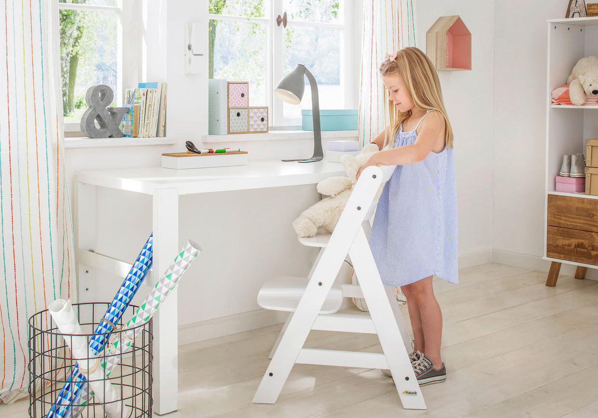 HRANILICA  ALPHA +  - bijela, Basics, drvo (56/80/48cm) - Hauck