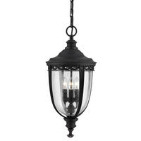 ZUNANJA VISEČA SVETILKA        26.7/68 cm       - črna, Basics, kovina/steklo (26.7/68cm) - Elstead Lighting