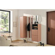 GARDEROBENSCHRANK RENO  in 42/170/41 cm  - Braun, Design, Holzwerkstoff (42/170/41cm) - Voleo