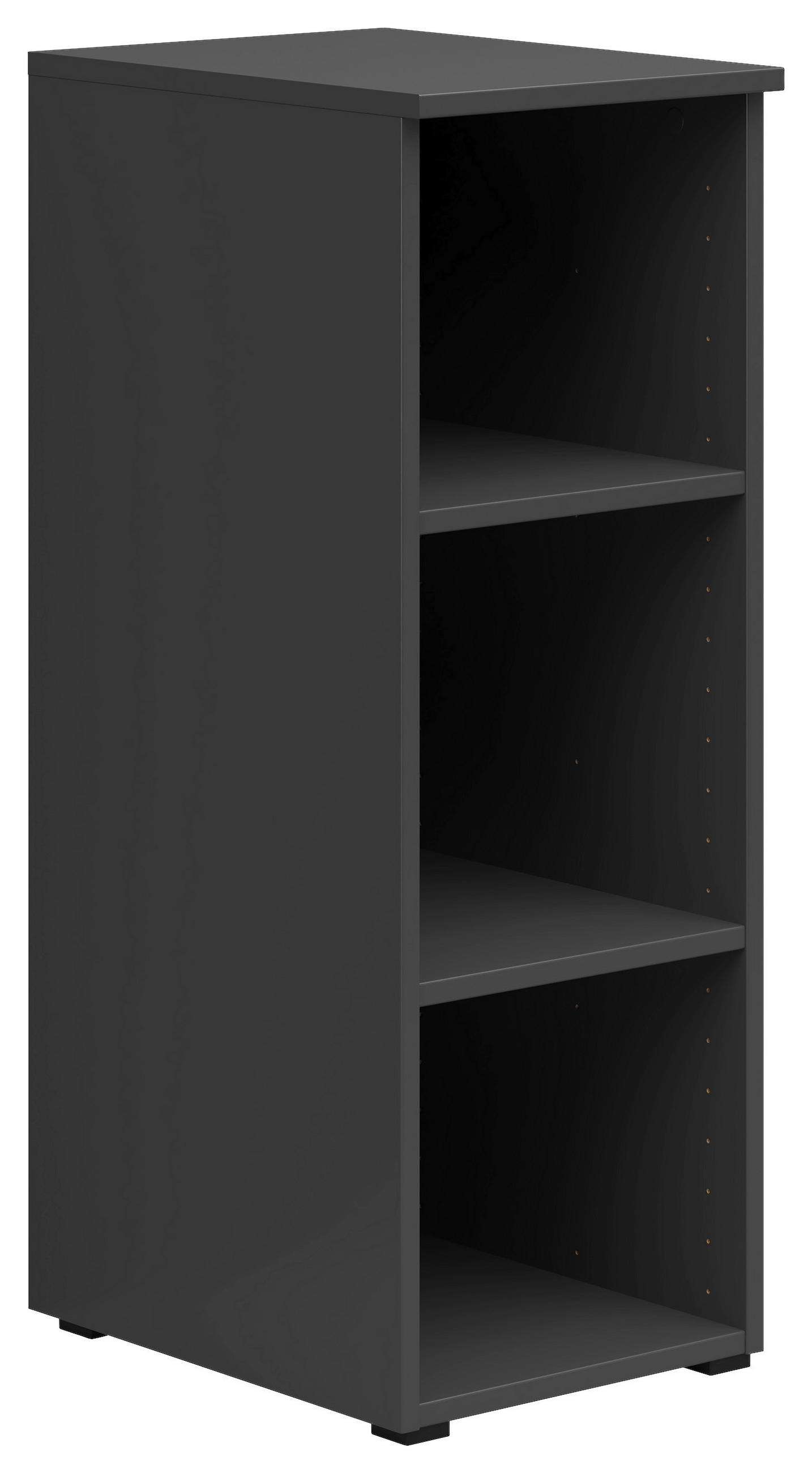REGÁL, grafitová, 30/83/40 cm - grafitová/antracitová, Modern, kompozitné drevo/plast (30/83/40cm) - Carryhome
