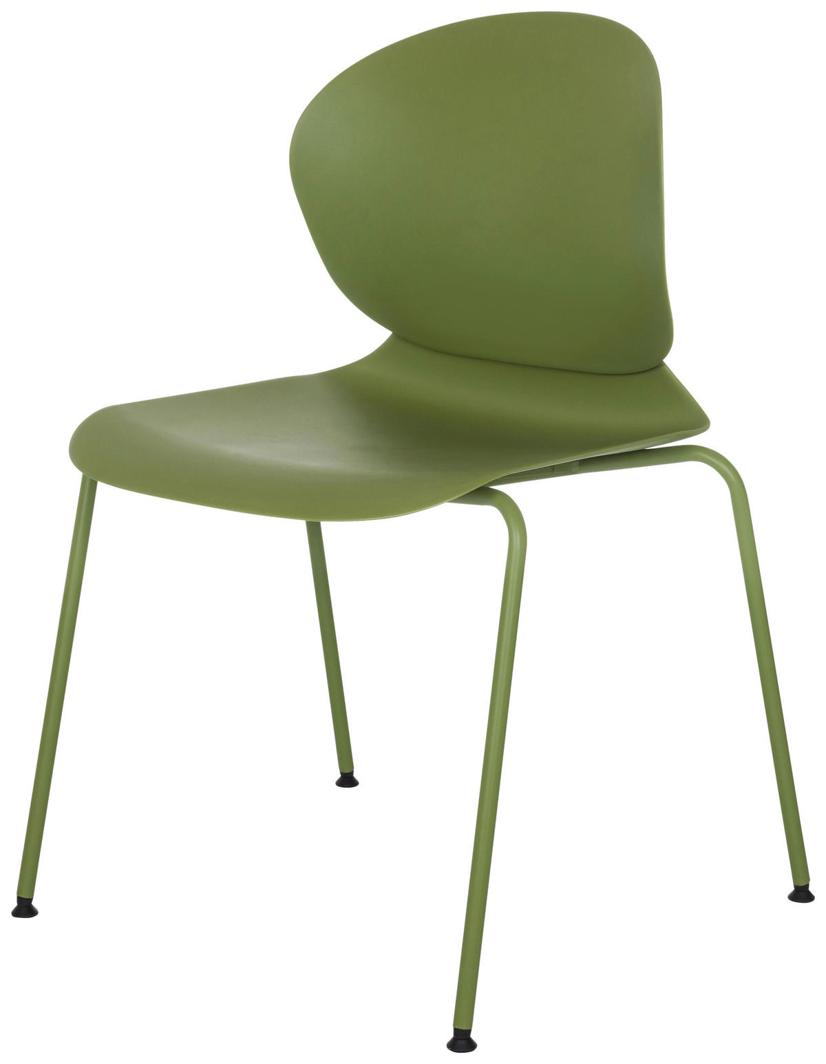 BESUCHERSTUHL Grün  - Grün, MODERN, Kunststoff/Metall (56/80/54cm) - MID.YOU