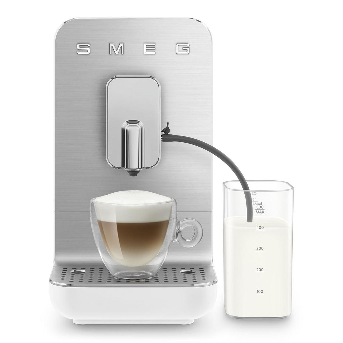 KAFFEEVOLLAUTOMAT  - Weiß, Basics, Kunststoff/Metall (18/33,6/43,3cm) - SMEG