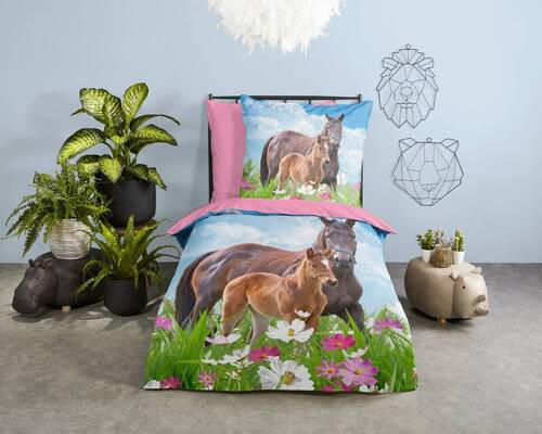 JUGENDBETTWÄSCHE 135/200 cm  - Multicolor, Natur, Textil (135/200cm)