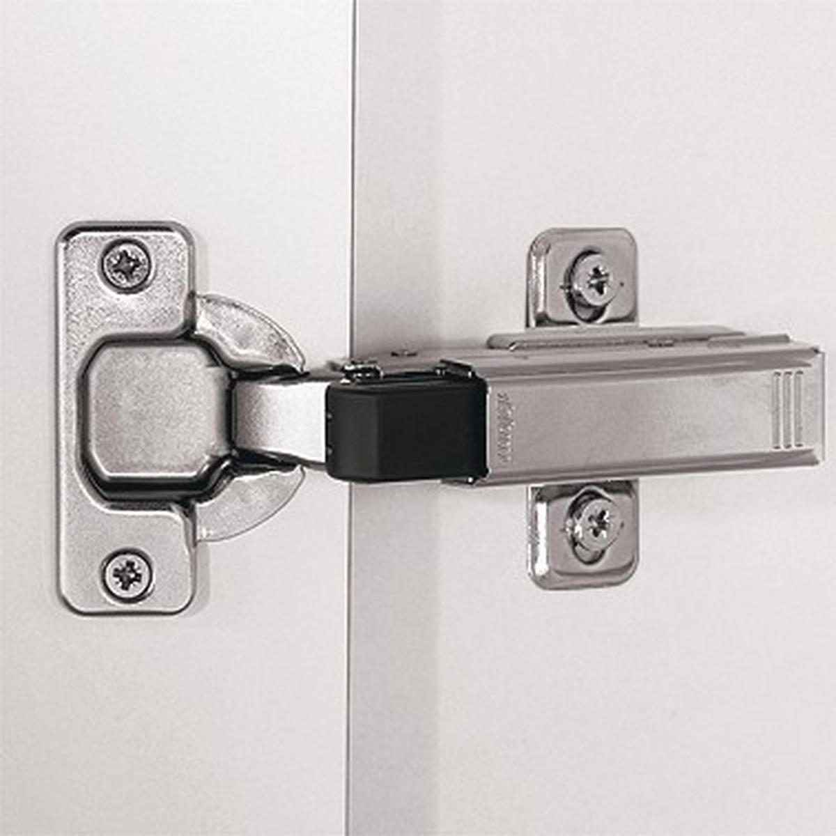 TÜRDÄMPFER 1,9/1,6/7,8 cm  - Edelstahlfarben/Anthrazit, Basics, Kunststoff/Metall (1,9/1,6/7,8cm) - Impuls
