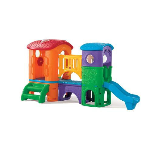 Clubhouse Climber 348/177,8/232,4 cm Step2  - Blau/Grün, Basics, Kunststoff (348/177,8/232,4cm) - Ambia Garden