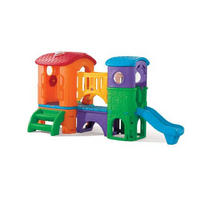 Clubhouse Climber 348/177,8/232,4 cm Step2  - Blau/Grün, Basics, Kunststoff (348/177,8/232,4cm) - Ambia Garden