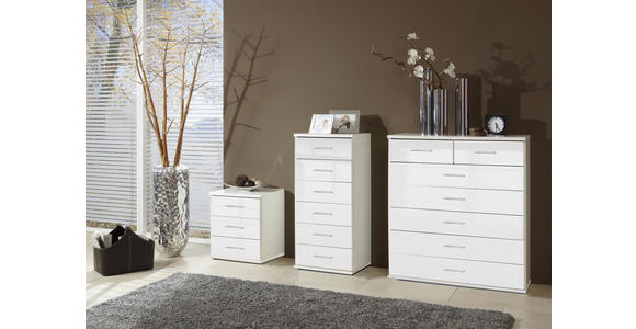 GARDEROBENSCHRANK 80/185/54 cm  - Chromfarben/Weiß, Design, Holzwerkstoff/Kunststoff (80/185/54cm) - Xora