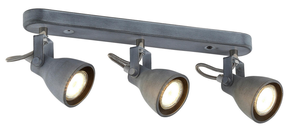 STRAHLER 46/15/10 cm   - Grau, Basics, Metall (46/15/10cm)