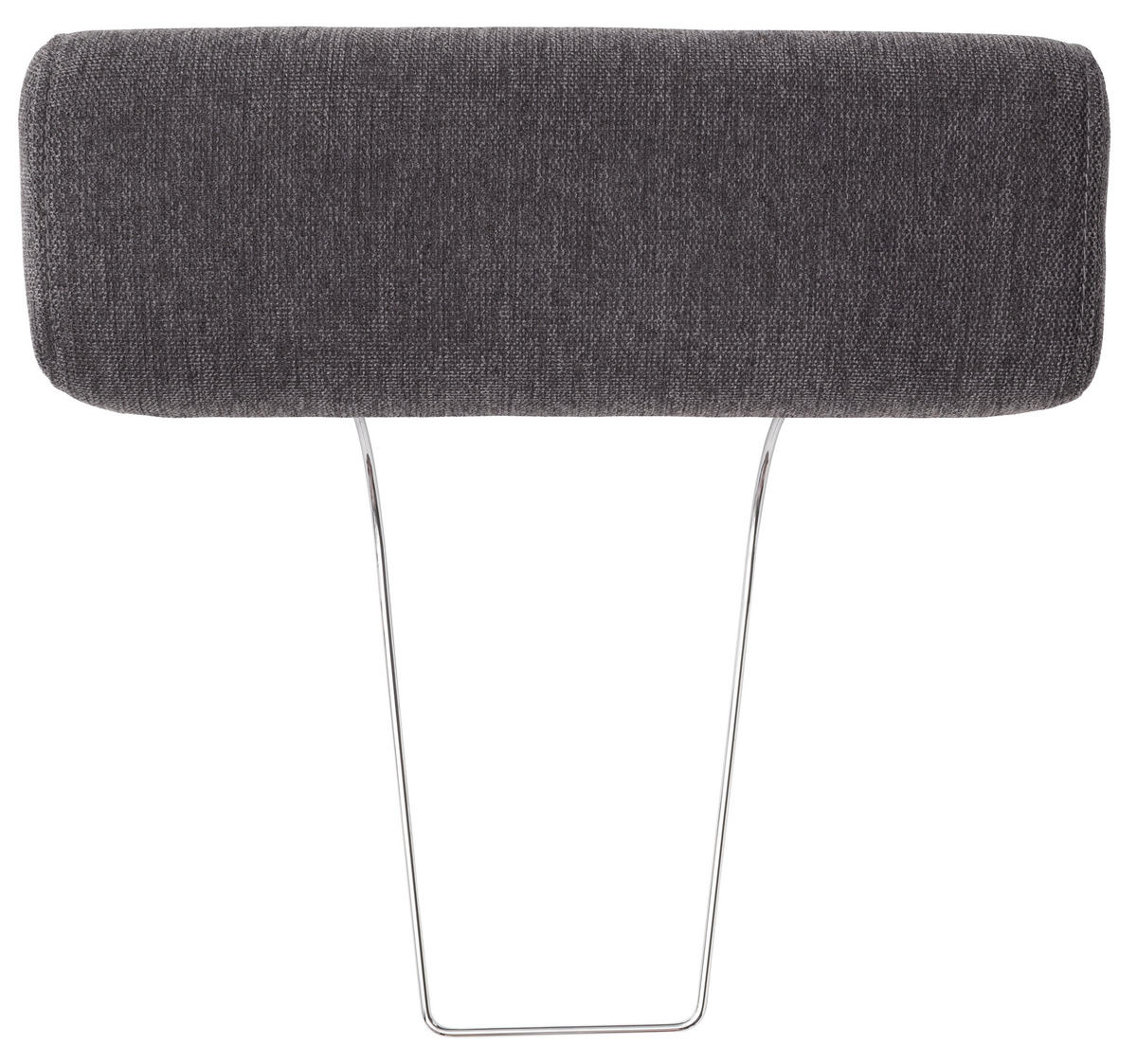 KOPFSTÜTZE - Anthrazit, KONVENTIONELL, Textil (55/20/13cm) - Hom`in