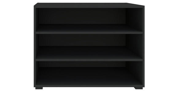 REGAL Anthrazit - Anthrazit/Schwarz, KONVENTIONELL, Holzwerkstoff/Kunststoff (91/67/40cm) - Hom`in