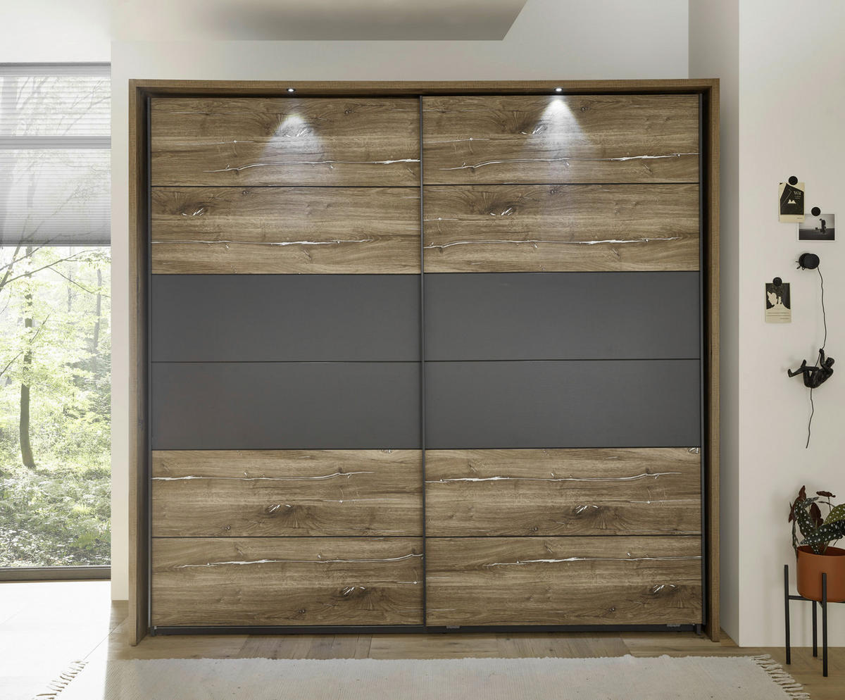 RAMĂ PENTRU DULAP in culoare lemn stejar  - culoare lemn stejar, Modern, material pe bază de lemn (225/215/23cm) - Livetastic