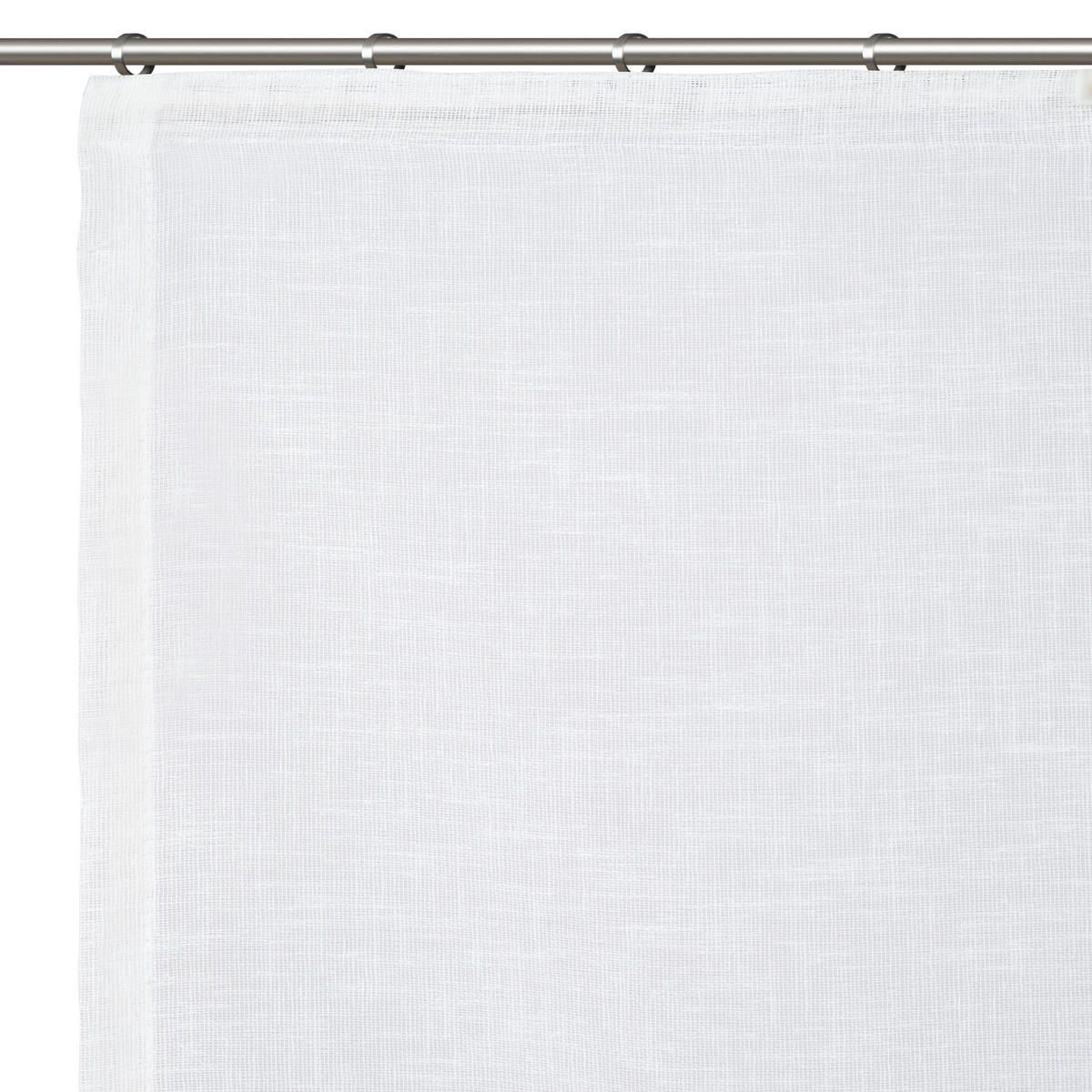 FERTIGSTORE  transparent  450/145 cm   - Weiß, KONVENTIONELL, Textil (450/145cm) - Esposa