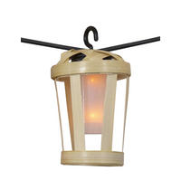 LICHTERKETTE  - Hellbraun, MODERN, Naturmaterialien (500/8,5/6cm) - Newgarden