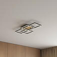 LED-DECKENLEUCHTE Worcester 70/38/7,5 cm  - Braun, Basics, Holz/Kunststoff (70/38/7,5cm) - Novel