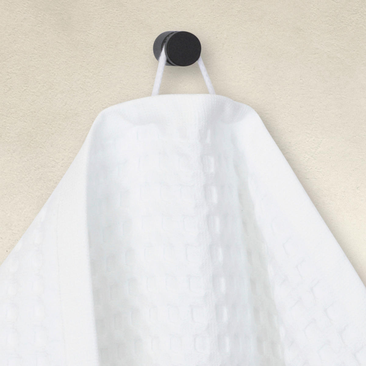 HANDTUCH PIQUEE Weiß  - Weiß, Basics, Textil (50/100cm) - Moeve