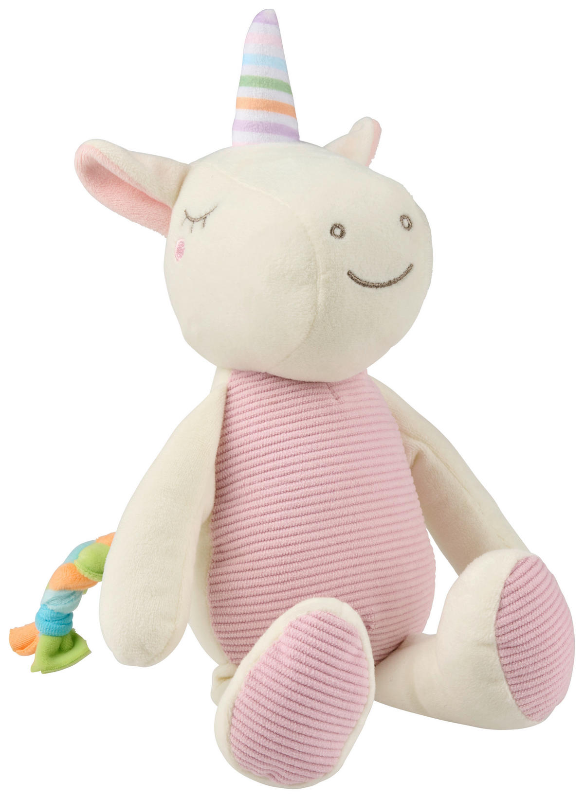 ZVIERATKO NA HRANIE - biela, Trend, textil (30cm) - Patinio