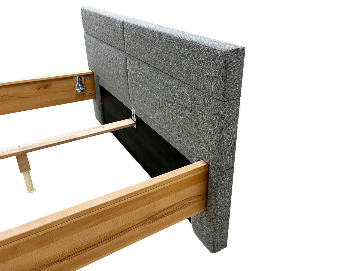 BETT 160/200 cm  in Naturfarben  - Beige/Naturfarben, MODERN, Holz (160/200cm) - MID.YOU