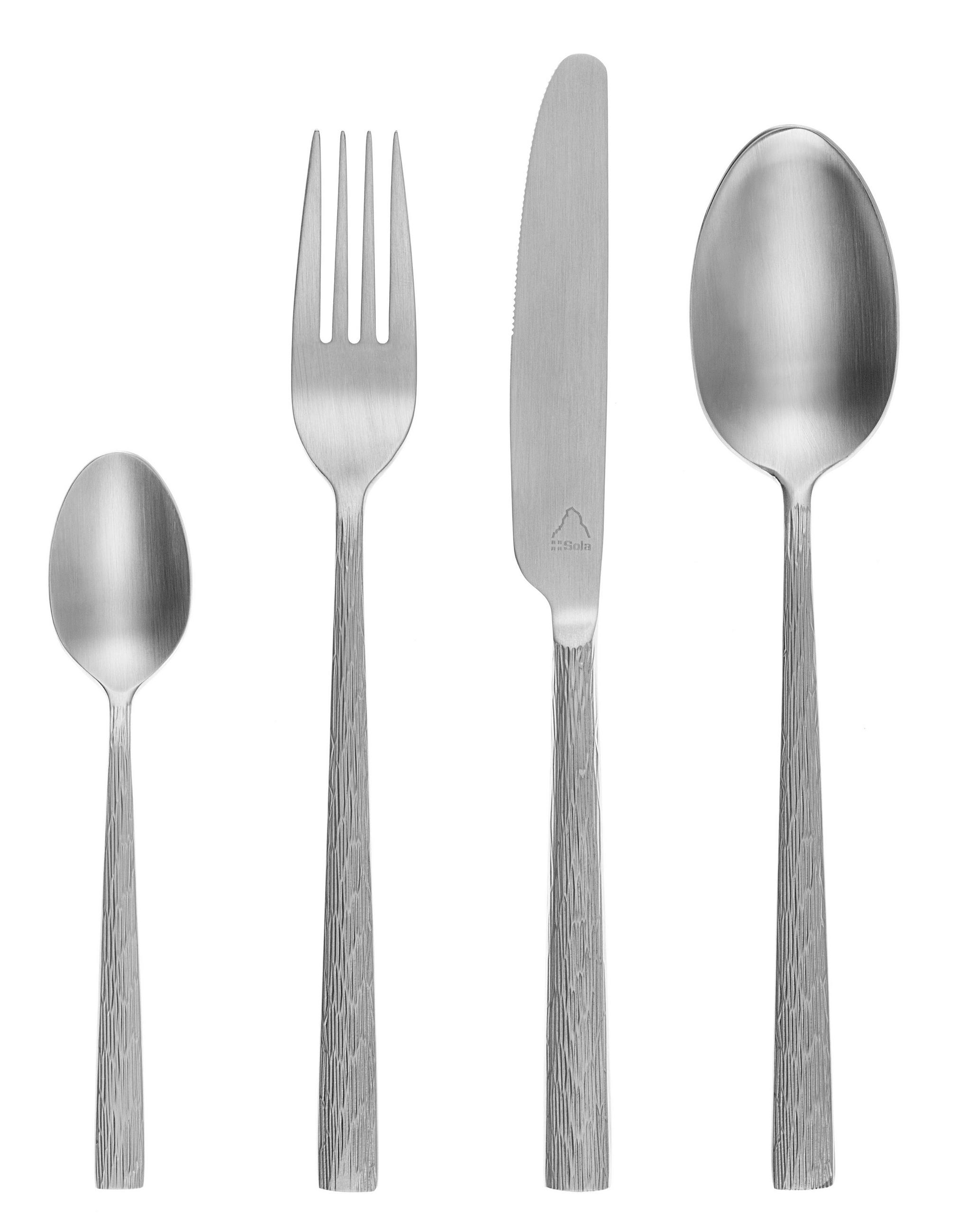 BESTECK-SET 24-teilig   - Basics, Metall - Sola