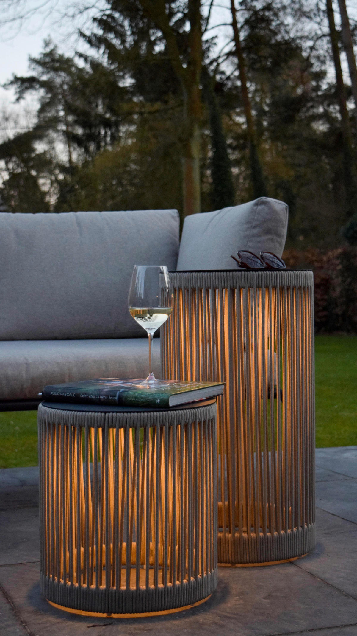 AUßENSTEHLEUCHTE Pingi 33.5/33.5/61.5 cm  - Schwarz, Trend, Kunststoff (33.5/33.5/61.5cm) - Lucide