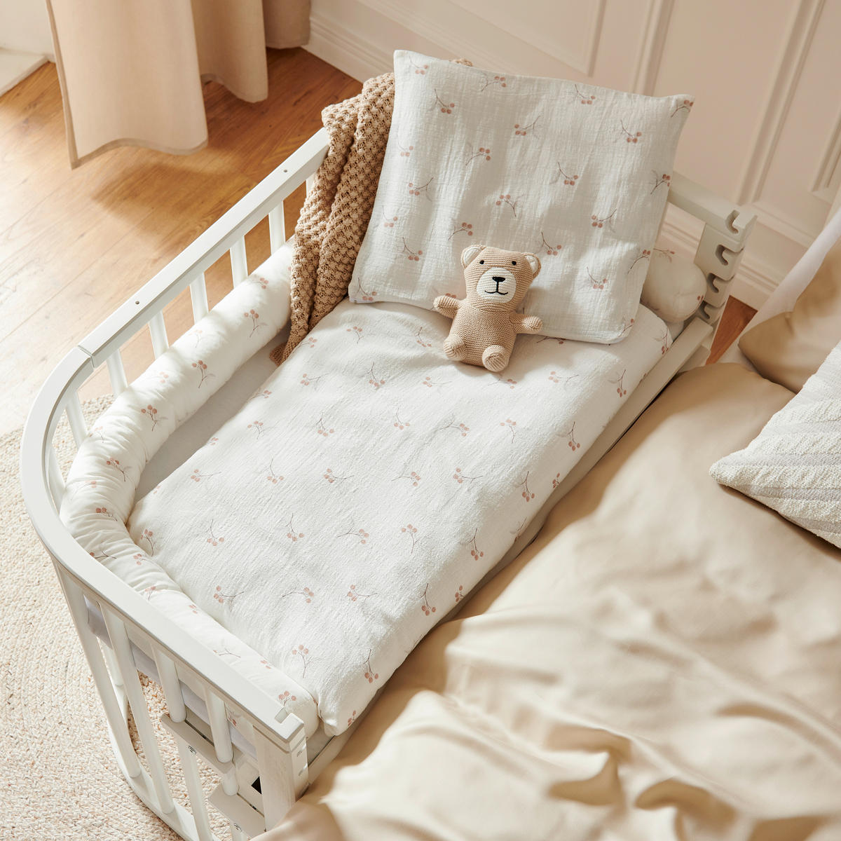 BABYBETTWÄSCHE 80/80 cm  - Weiß, Basics, Textil (80/80cm) - Patinio