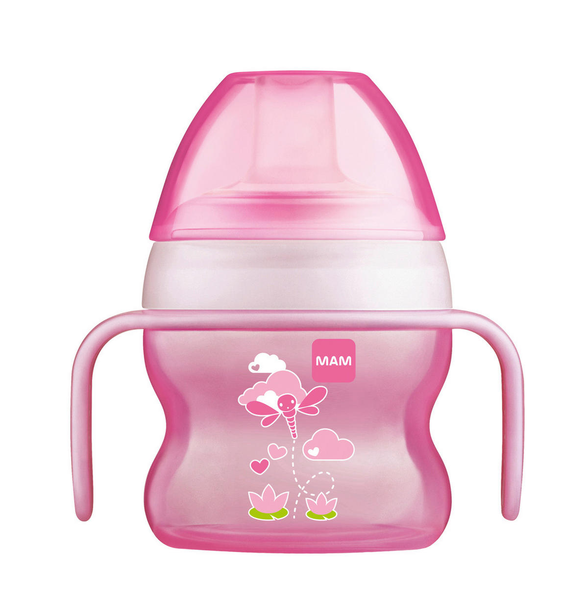 TRINKBECHER  - Blau/Rot, Basics, Kunststoff (10,4/18,0/7,6cm) - MAM