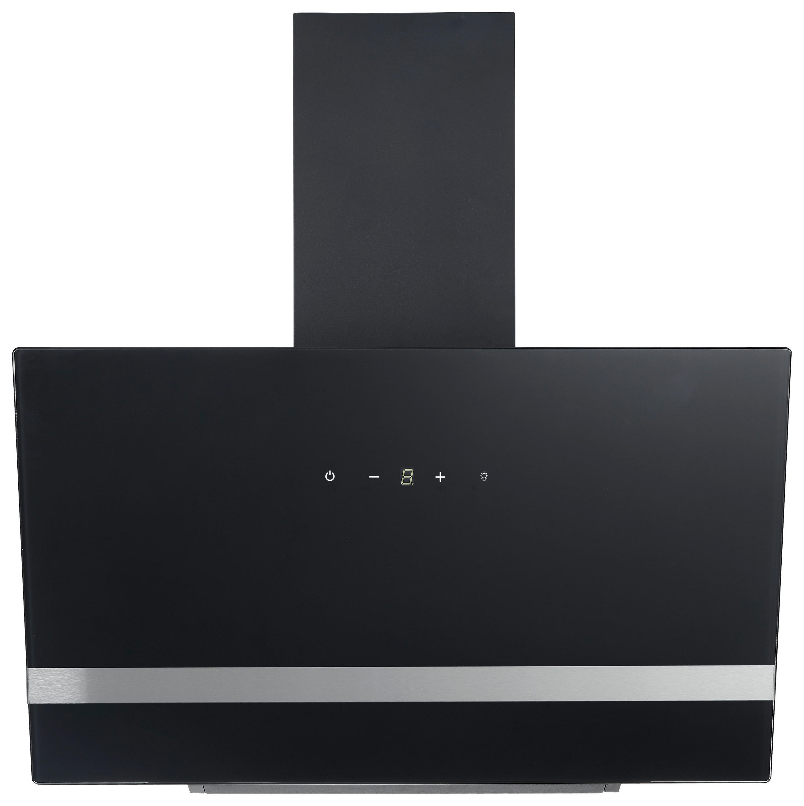 DUNSTABZUGSHAUBE CH24080SM  - Schwarz, Trend, Glas/Metall (79,5/74,2-109,2/38,5cm) - Respekta