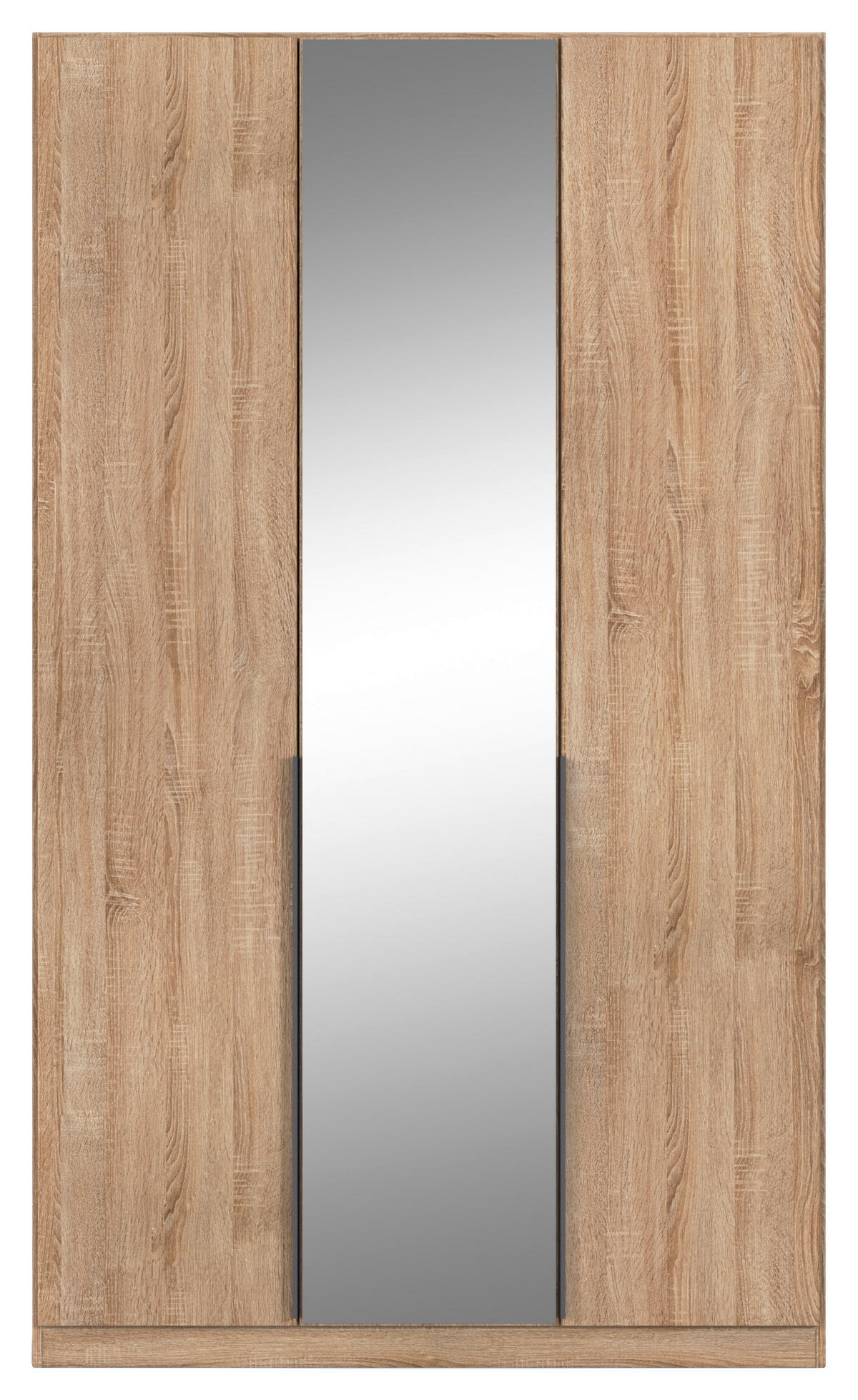 DREHTÜRENSCHRANK Sonoma Eiche  - Grau/Sonoma Eiche, Modern, Holzwerkstoff/Metall (136/229/54cm) - Rauch Möbel