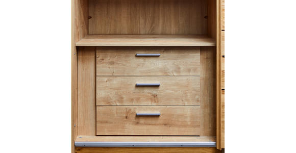 SCHUBKASTENEINSATZ 90/62/58 cm - Eichefarben, KONVENTIONELL, Holzwerkstoff (90/62/58cm) - Linea Natura