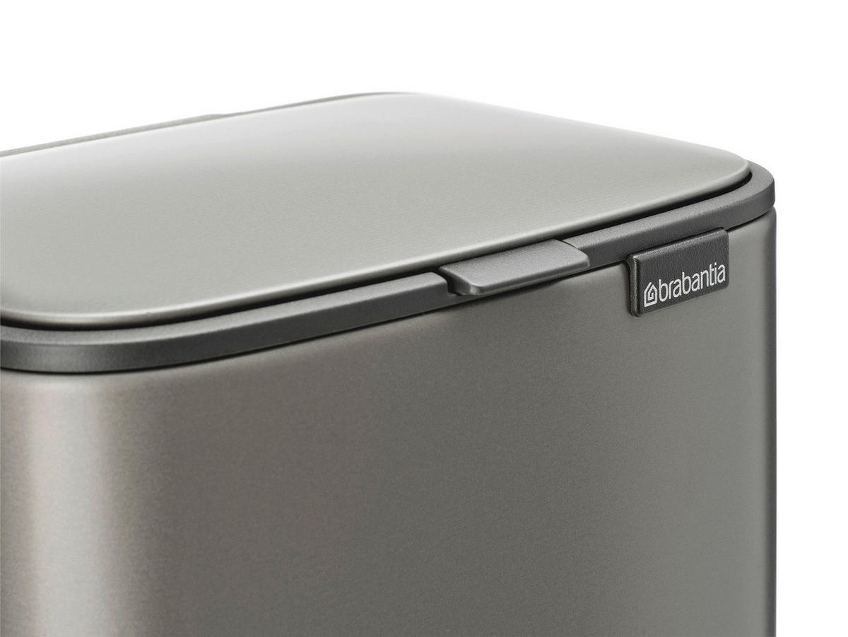 KANTA SA PAPUČICOM  4 l   - antracit/platinasta, Konvencionalno, metal/plastika (20/26,8/20,5cm) - Brabantia