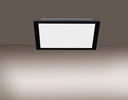 LED-DECKENLEUCHTE 18 W    29,5/29,5/6 cm  - Schwarz, Basics, Kunststoff/Metall (29,5/29,5/6cm)