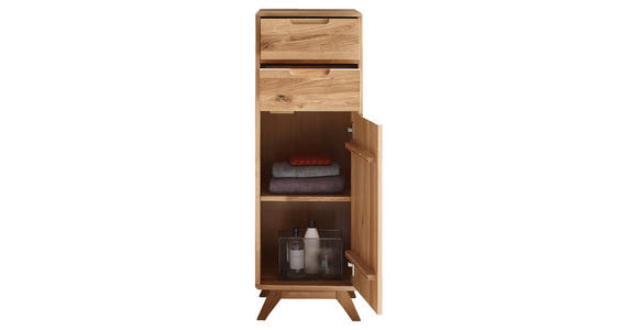 MIDISCHRANK 40/115/35 cm  - Wildeiche, Basics, Holz (40/115/35cm) - Linea Natura