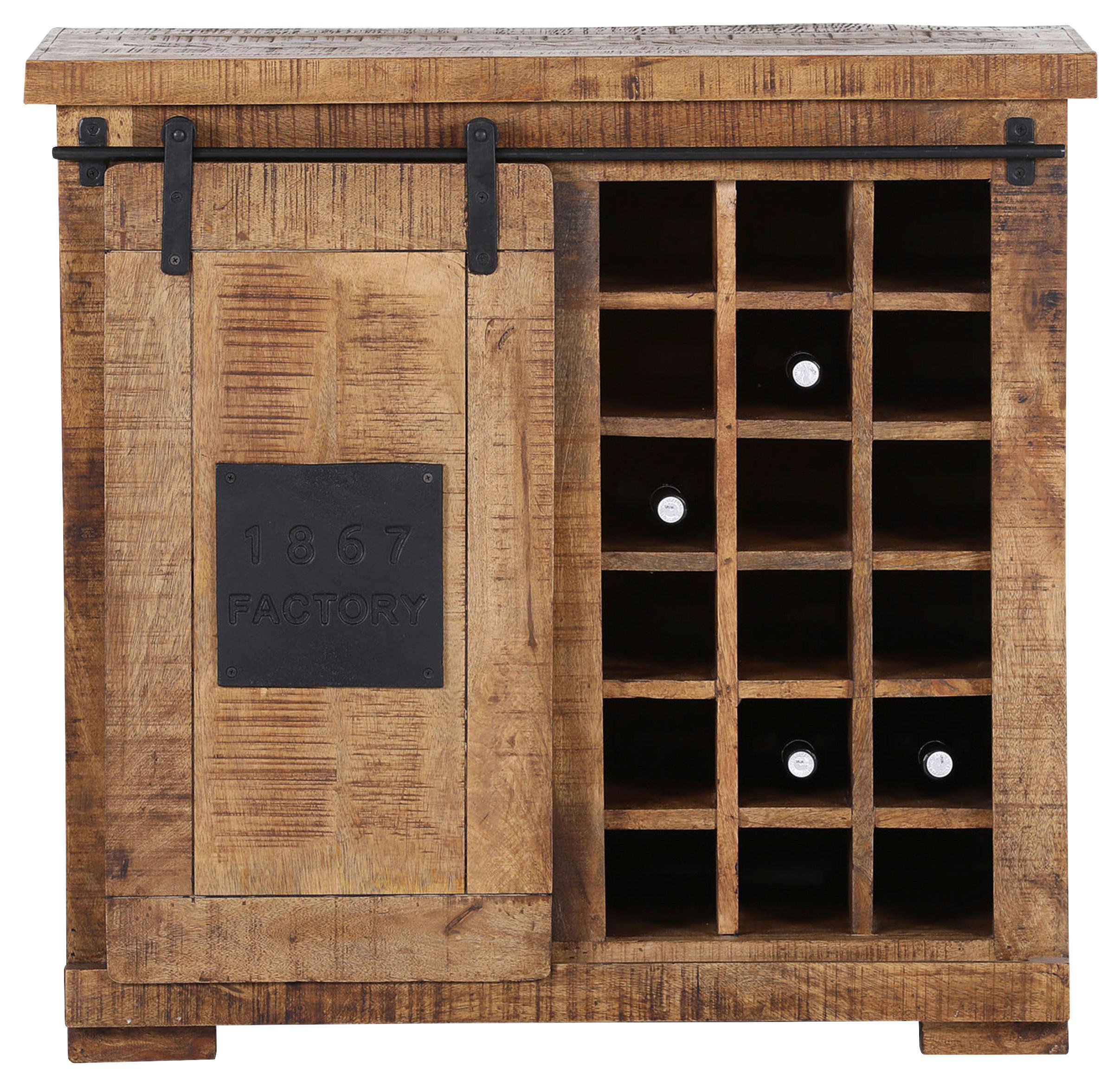 KOMMODE in 90/85/45 cm - Schwarz/Naturfarben, LIFESTYLE, Holz/Metall (90/85/45cm) - Landscape