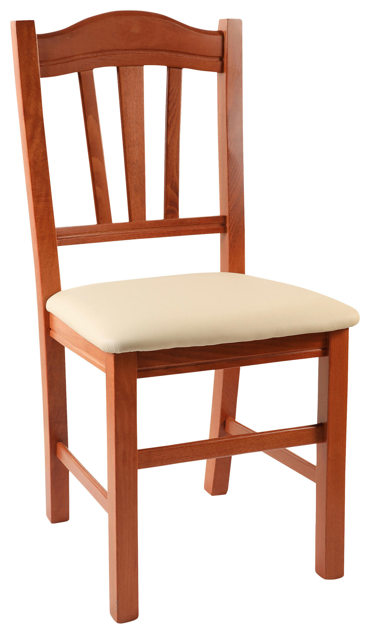 STOL, les, tekstil barve češnje  - barve češnje/bež, Konvencionalno, tekstil/les (46/95,5/50,5cm) - Landscape