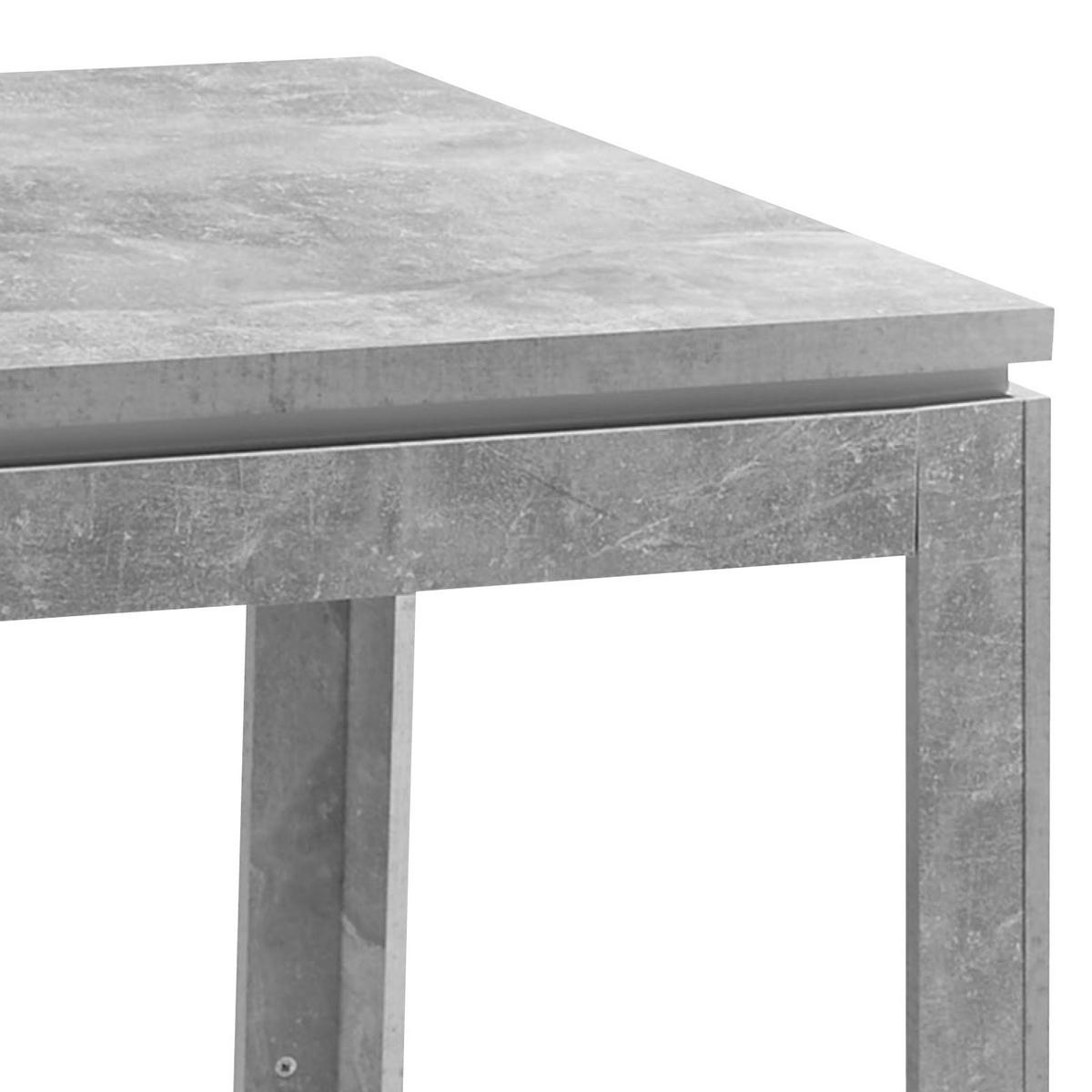 ESSTISCH in Holzwerkstoff 140/80/76 cm  - Weiss/Grau, Modern, Holzwerkstoff (140/80/76cm) - MID.YOU