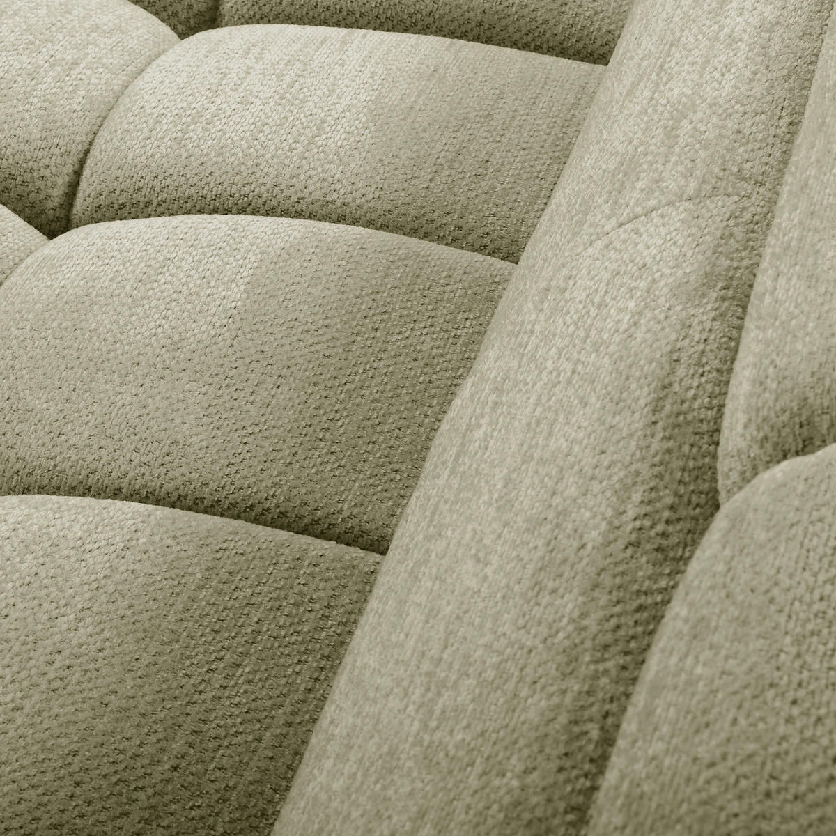 ECKSOFA  Webstoff Grün  - Schwarz/Grün, Design, Kunststoff/Textil (177/274cm) - Livetastic