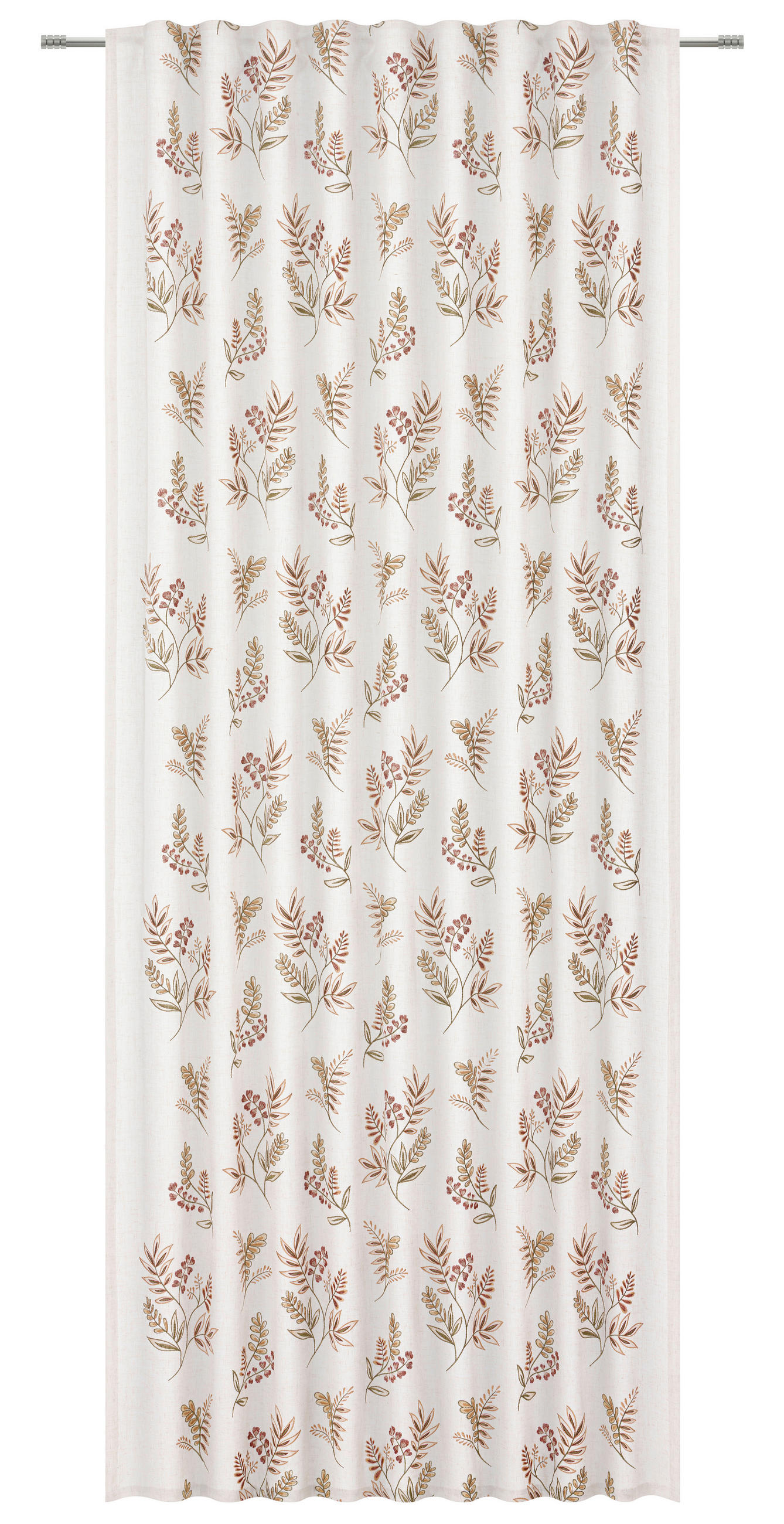 FERTIGVORHANG blickdicht  - Weiß, KONVENTIONELL, Textil (135/245cm) - Esposa