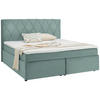 BOXSPRINGBETT 160/200 cm  in Mintgrün  - Schwarz/Mintgrün, Design, Holzwerkstoff/Kunststoff (160/200cm) - Xora