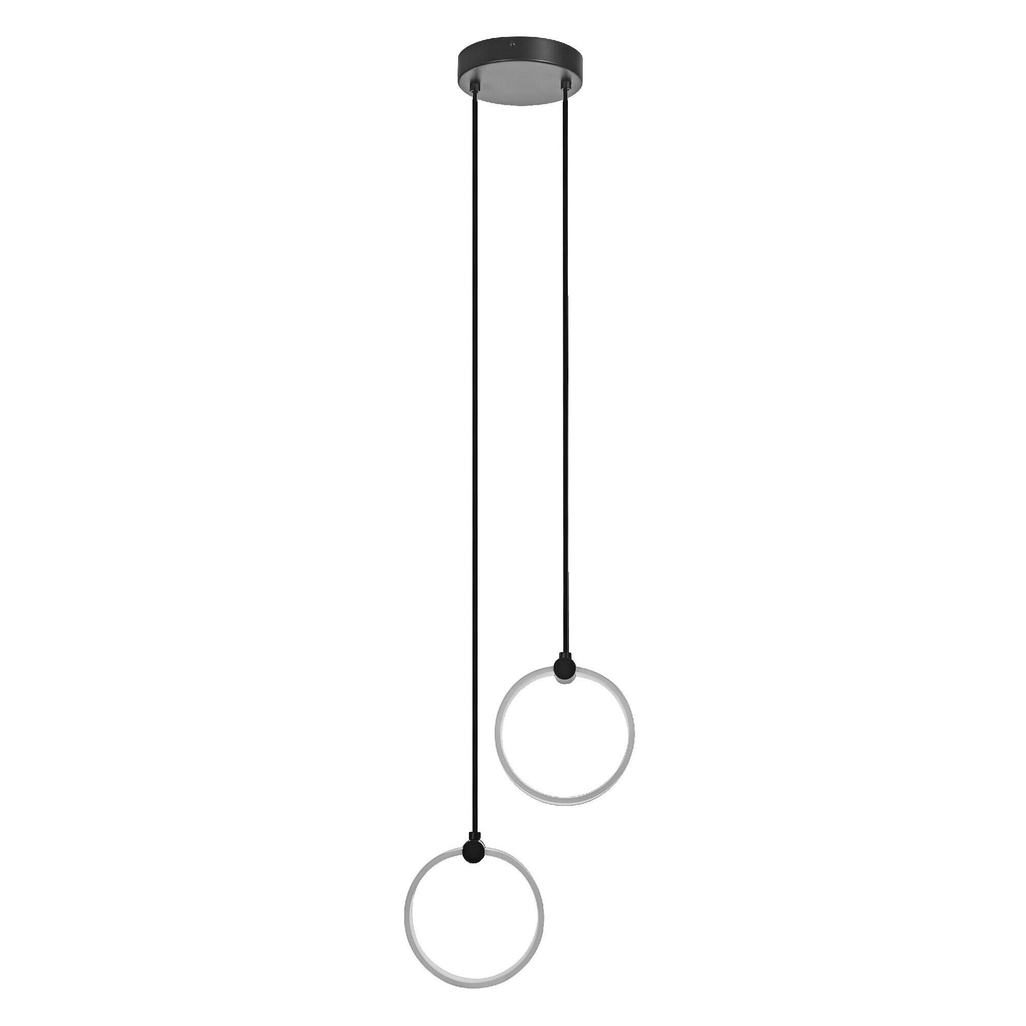 LED-HÄNGELEUCHTE 27,3/15/121 cm   - Schwarz, Design, Kunststoff (27,3/15/121cm) - Ledvance