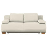 BOXSPRINGSOFA  in Webstoff Naturfarben Skandinavisch  - Naturfarben, MODERN, Holz/Textil (205/93/108cm) - Venda