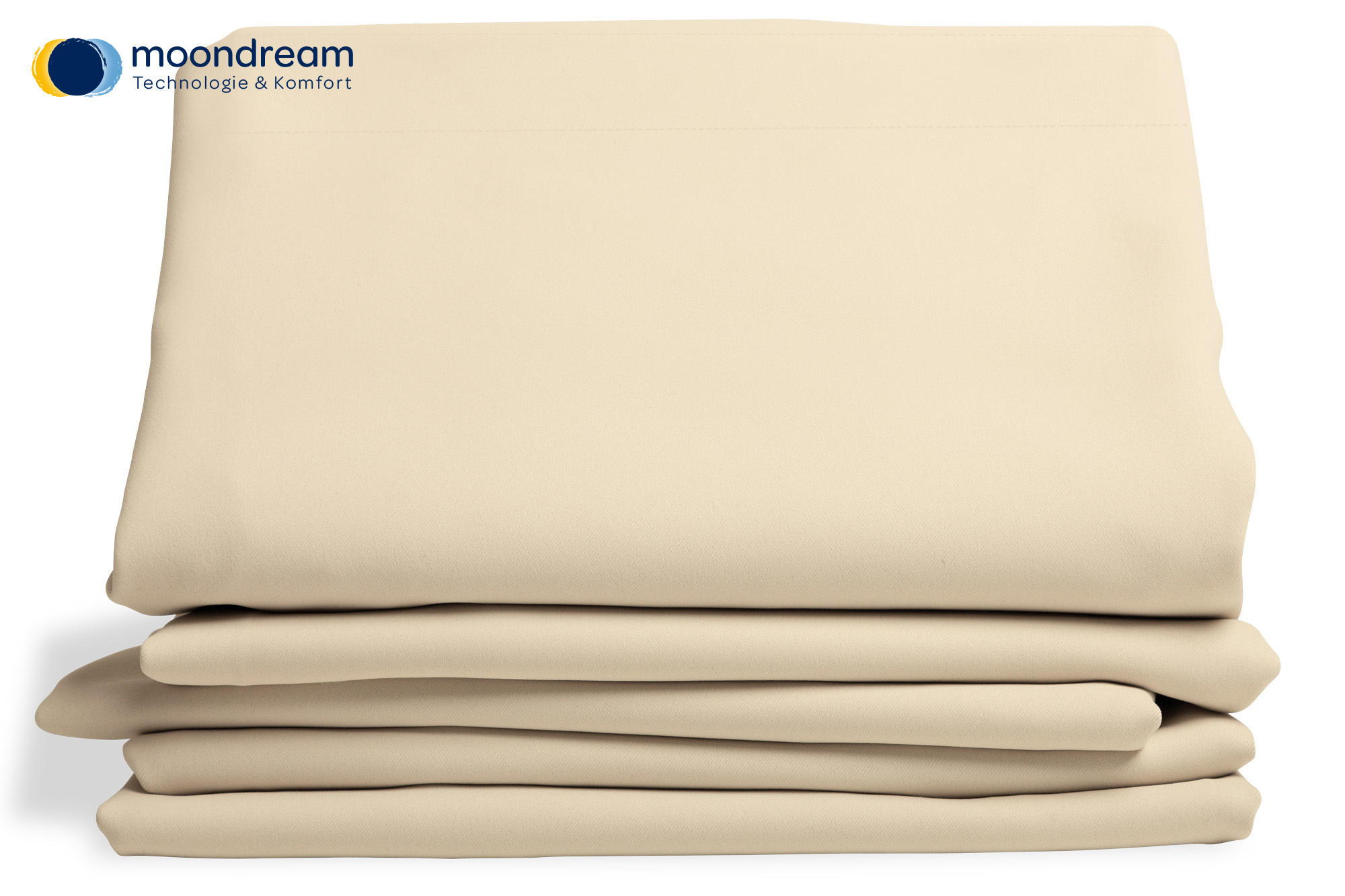VERDUNKELUNGSVORHANG - Creme, Design, Textil (145/260cm)